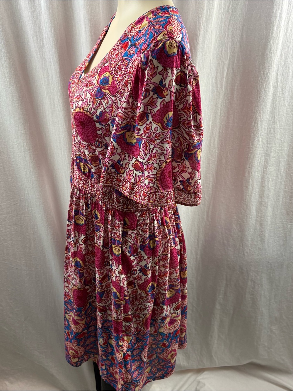 ba&sh Valia Dress Fushia L - Picture 6 of 10